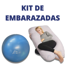 Load image into Gallery viewer, Kit De Embarazadas: Almohada y Bola de Yoga 65cm